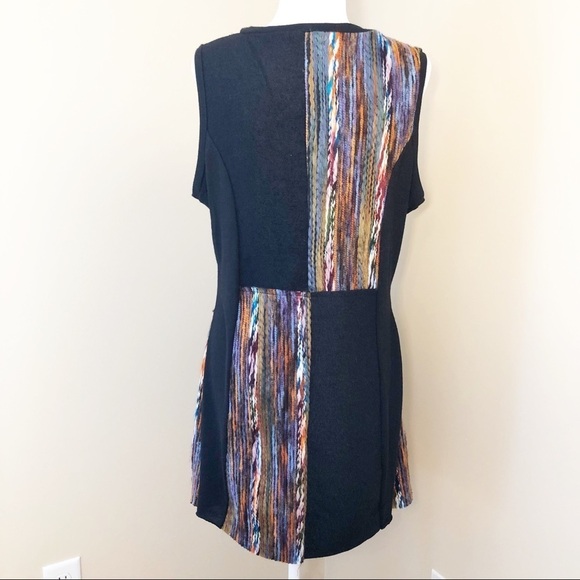 Papillon NWT Multicolor Sweater Sleeveless Dress - Picture 3 of 13